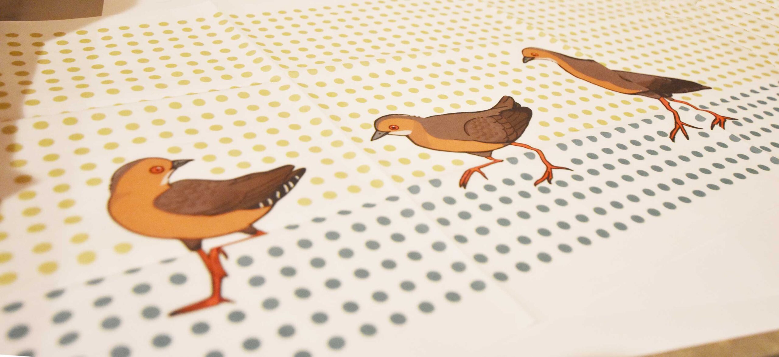 ヒクイナの手ぬぐい